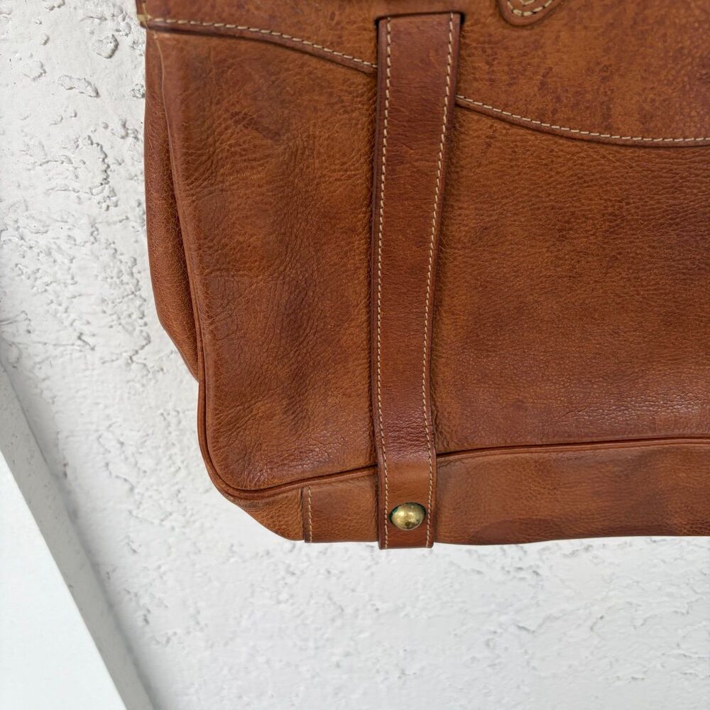 Vintage Mulberry Babington Leather Buckle Tote Bag Brown Handbag - Picture 5 of 12